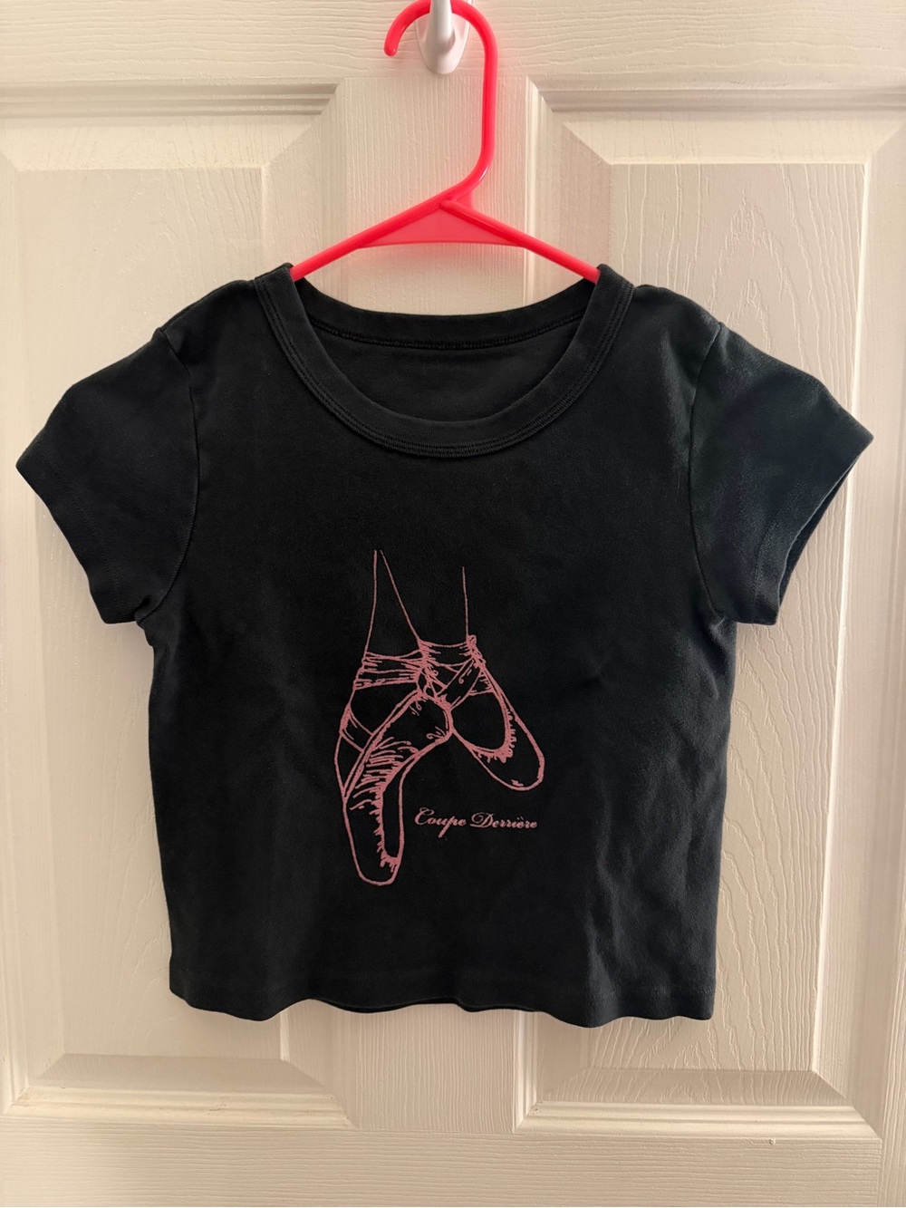 Brandy Melville ballet shoes baby tee